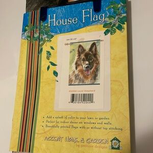 German Shepard House Flag